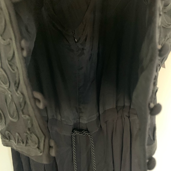 Vintage NWT 90’s Black Vest Jumpsuit • Small - Picture 6 of 13